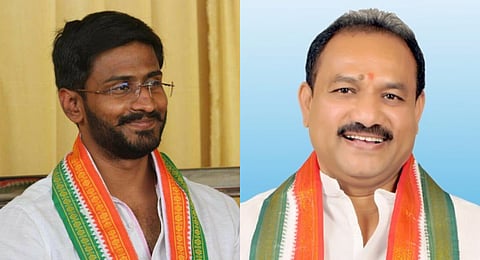 L-R: Balmoor Venkat and Mahesh Kumar Goud 