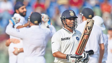 Monty Panesar had removed Sachin Tendulkar in both innings at Mumbai.