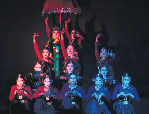 Despite her family’s roots in dance, Haritha Thampan’s interest as a teenager lay in the technical details of managing off-stage visual and audio production.