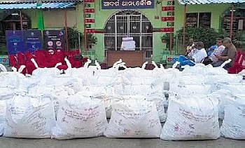 1,025 kg ganja worth Rs 10 crore seized in Odisha's Boudh