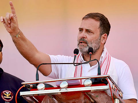 Rahul Gandhi.