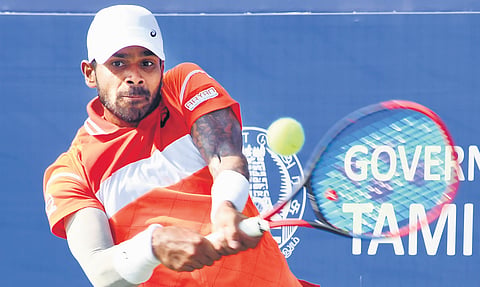 Sumit Nagal will play third seed Dalibor Svrcina on Saturday, Feb 10, 2024. 