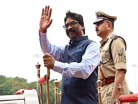 Former Jharkhand Chief Minister Hemant Soren.  