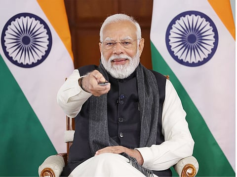PM Modi at ‘Viksit Bharat Viksit Gujarat’ program