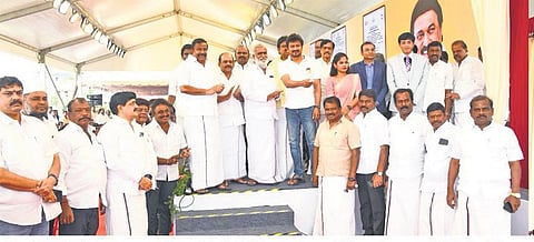 Minister Udhayanidhi Stalin inaugurated the work on Monday 