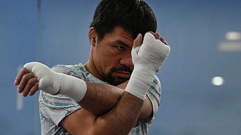 Philippines boxing great Manny Pacquiao has been denied a request to fight at the Paris Olympics 