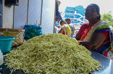The price of Jasmine (Madurai Malli) has risen to Rs 1,700 per kilogram at the Mattuthavani flower market on Sunday