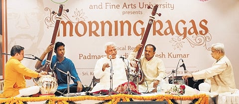 Pandit Venkatesh Kumar's performance during 'Morning Ragas'