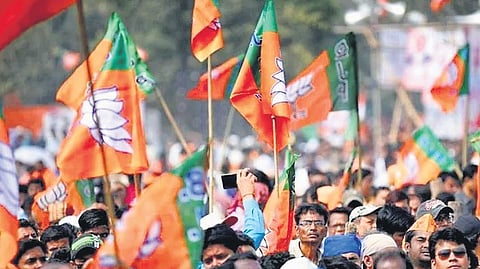 BJP flag image used for representational purposes only.