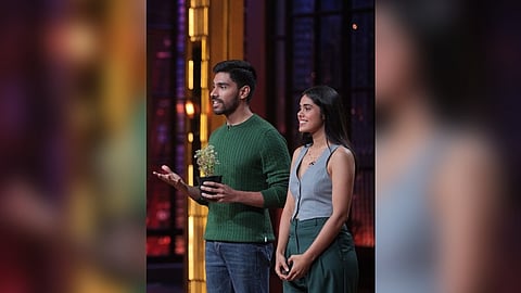 Co-founders Vibha Harish and 
Soorya Jagdish on Shark Tank Season 3 