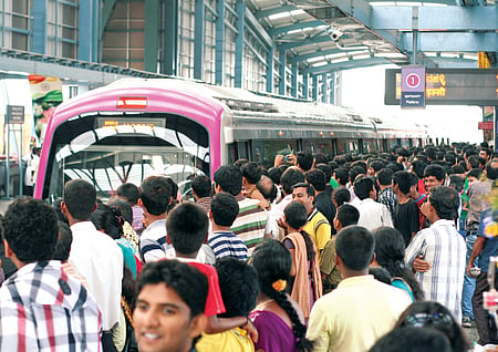 Image of the Bengaluru metro used for representational purpose only.