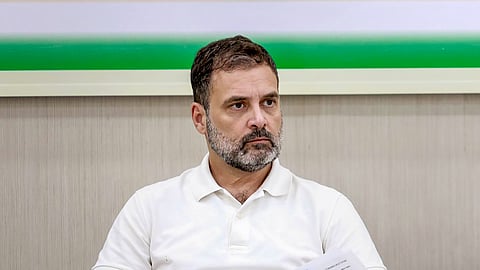  Congress leader Rahul Gandhi.