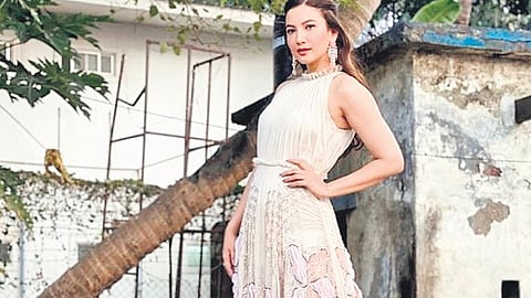 Gauahar Khan in a Raishma dress