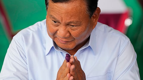 Defense Minister Prabowo Subianto
