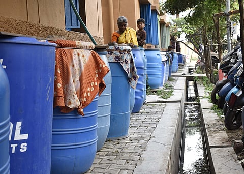 Coimbatore city has been facing a water shortage issue over the past few days.