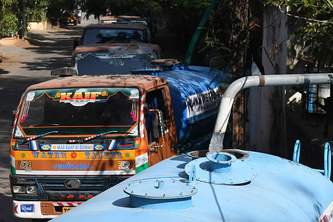Water tanker demand touches all-time high in Hyderabad this summer