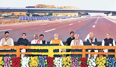 PM Narendra Modi launched various national highway projects through video conference on  Monday.