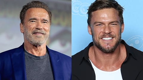 Arnold Schwazenegger and Alan Ritchson
