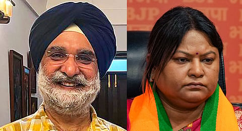 Taranjit Singh Sandhu and Sita Soren