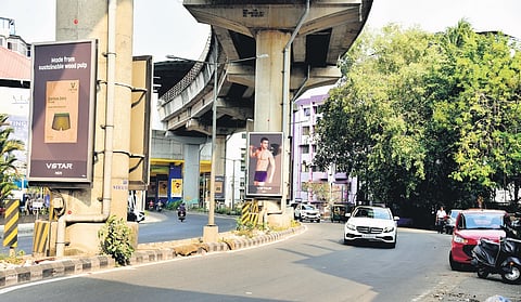 The spot near the Elamkulam metro station, where accidents have been frequent in recent times | A Sanesh
