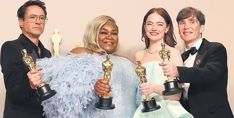 Oscar winners.