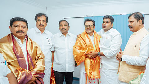 In the last few days, Sarathkumar held talks with the BJP to be an alliance partner and had announced his support for the saffron party.