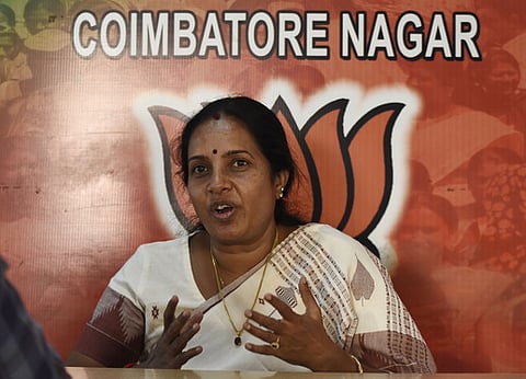 BJP MLA Vanathi Srinivasan. 