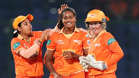 Gujarat Giant's Shabnam Shakil took three wickets against UP Warriorz. 