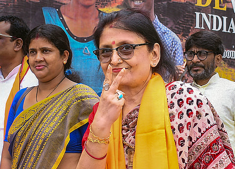 BJP's Krishnagar Lok Sabha candidate 'Rajmata' Amrita Roy 