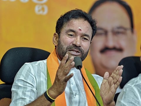 BJP state president G Kishan Reddy.