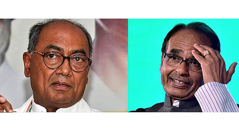 Congress leader Digvijaya Singh and BJP leader 