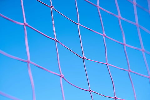 Image of Volleyball net used for representative purpose only.