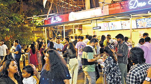 Late-night restaurants at Church Street in Bengaluru