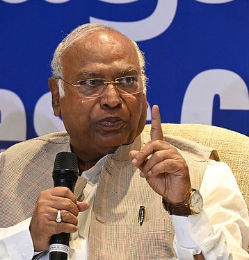 AICC president Mallikarjuna Kharge 