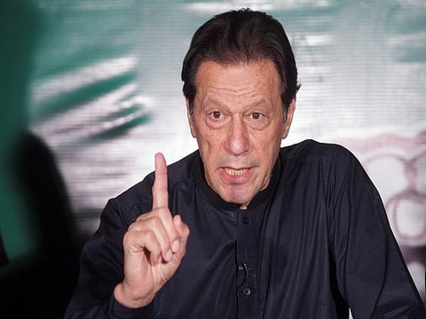 Former prime minister Imran Khan 