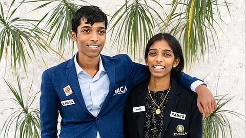 Chess aces and siblings R Praggnanandhaa & R Vaishali