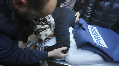 At least 95 journalists and media workers had been killed by the Israeli army in its war against Gaza, according to the Committee to Protect Journalists, citing "preliminary investigations". 
