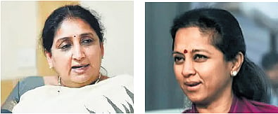Political clash between Ajit Pawar’s wife Sunetra Pawar and Supriya Sule.
