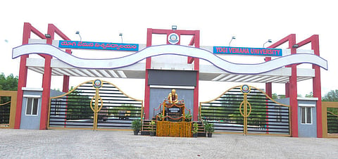 Yogi Vemana University in Kadapa. 