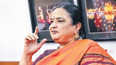 Jawaharlal Nehru University (JNU) Vice-Chancellor Santishree Dhulipudi Pandit.
