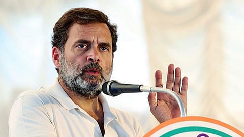 Congress leader Rahul Gandhi.