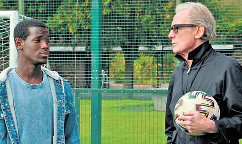 A still from Netflix’s new sports drama, The Beautiful Game.