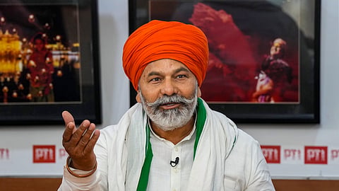Bharatiya Kisan Union leader Rakesh Tikait.