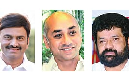 K Raghu Ramakrishna Raju, Galla Jayadev, Nandigam Suresh.