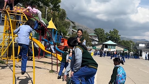 Children playing in Tibetan Children's Villages.