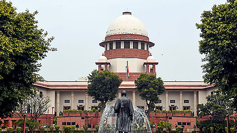 The Supreme Court of India building in New Delhi.