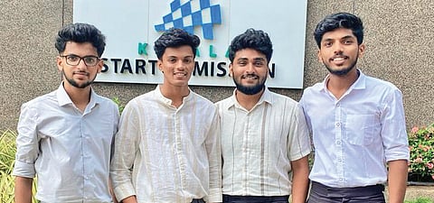 (L to R) Sanu Muhammed C, Irfan Safar S, Thesreef Ali P K and Shabas Ahamed N C. 
