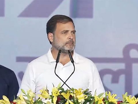 Leader of Opposition in the Lok Sabha Rahul Gandhi 