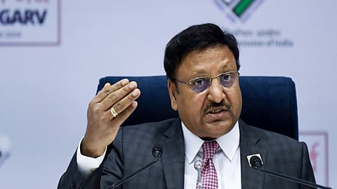 Outgoing CEC Rajiv Kumar