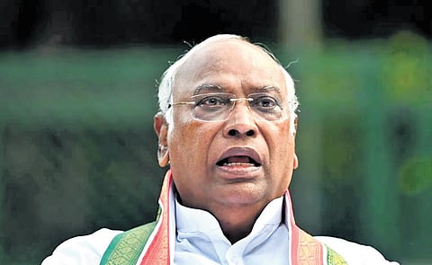 No level-playing ground in this election: Kharge